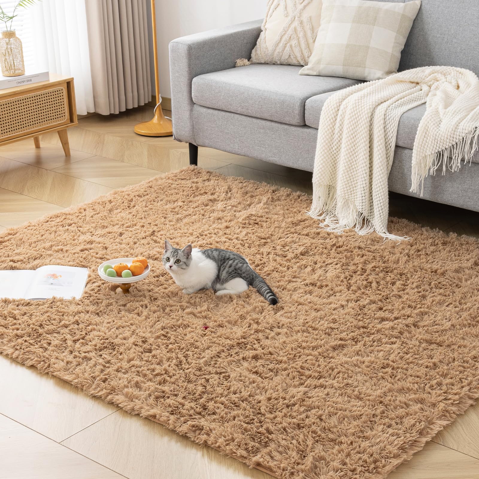 シャギーカーペット 185x185cm 洗える制菌加工 22mm カラーベージュ シャギーカーペット 185x185cm 洗える制菌加工 22mm カラーベージュ